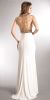 Jewel Embellished Top Jersey Skirt Long Prom Pageant Dress back